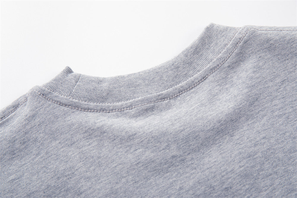 DAXUEN Short-sleeved relaxed-fit t-shirt with floral embroidery