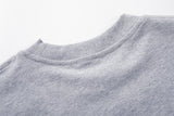 DAXUEN Short-sleeved relaxed-fit t-shirt with floral embroidery