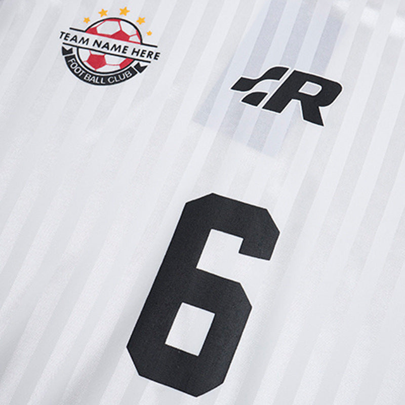 DAXUEN Number 6 Shadow Stripe Football Jersey