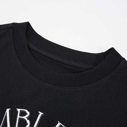 DAXUEN Oversized graphic t-shirt with bird print
