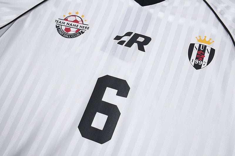 DAXUEN Number 6 Shadow Stripe Football Jersey