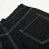 DAXUEN Wide-leg denim shorts with star embroidery