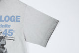 DAXUEN Vintage graphic t-shirt with Club Monologue print