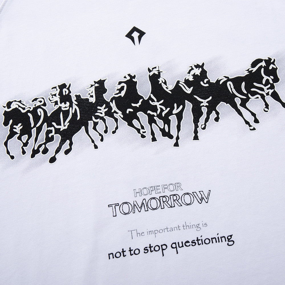 DAXUEN Hope For Tomorrow oversized graphic T-shirt