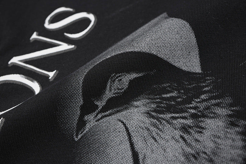 DAXUEN Oversized graphic t-shirt with bird print
