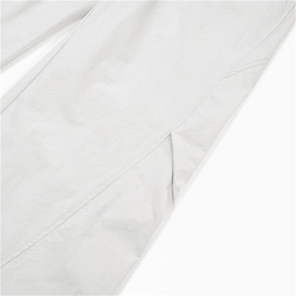 DAXUEN Light grey relaxed wide-leg pants