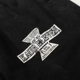 DAXUEN Distressed wide-leg sweatpants with graphic print