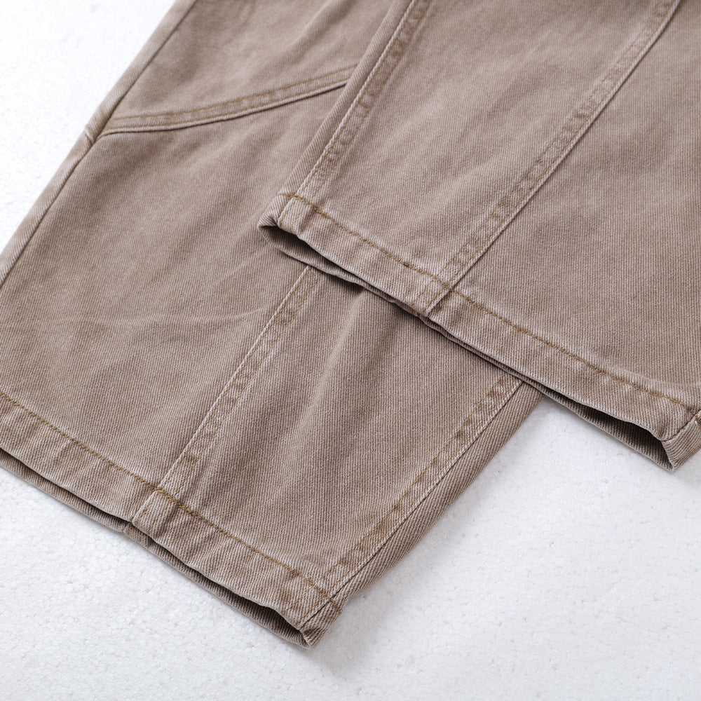 DAXUEN High-waisted wide-leg balloon pants in solid colors
