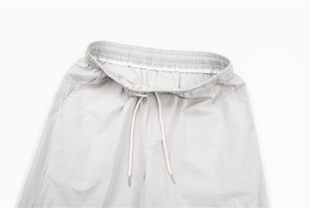 DAXUEN Light grey relaxed wide-leg pants