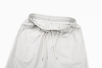 DAXUEN Light grey relaxed wide-leg pants