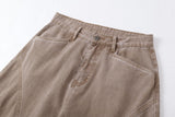 DAXUEN High-waisted wide-leg balloon pants in solid colors