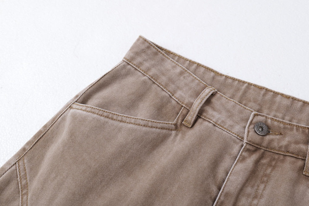 DAXUEN High-waisted wide-leg balloon pants in solid colors