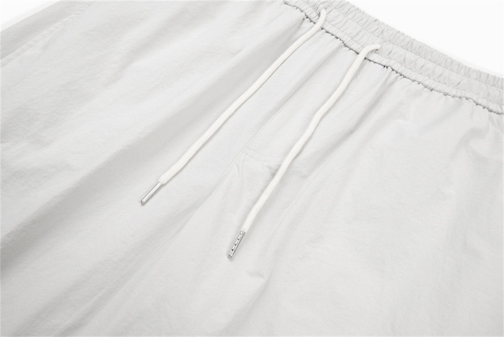 DAXUEN Light grey relaxed wide-leg pants
