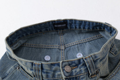 DAXUEN Baggy distressed blue denim pants