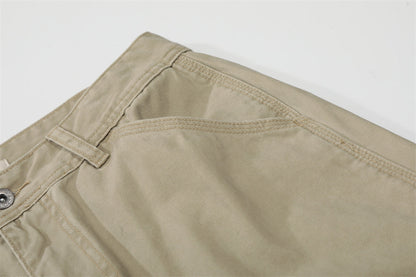 DAXUEN Loose-fitting wide-leg trousers in khaki and sage green
