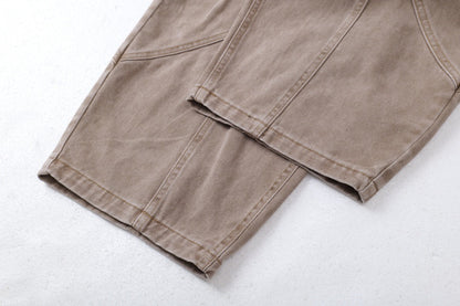 DAXUEN High-waisted wide-leg balloon pants in solid colors