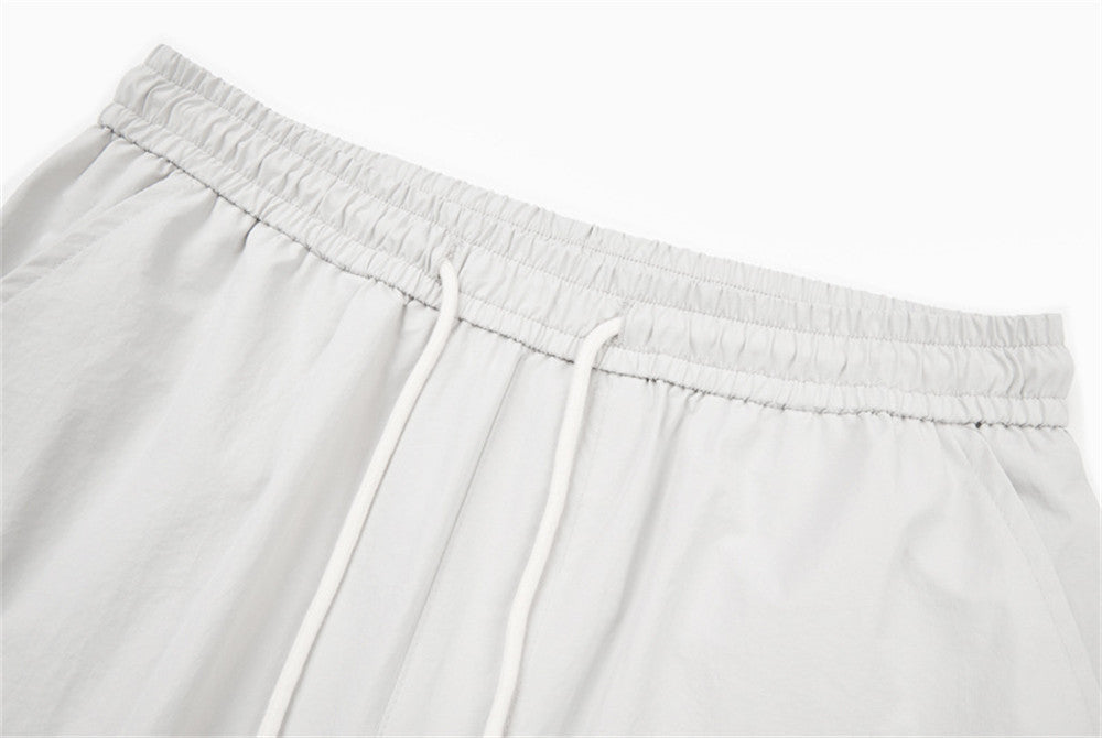 DAXUEN Light grey relaxed wide-leg pants