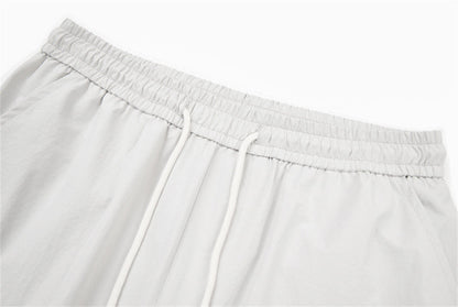 DAXUEN Light grey relaxed wide-leg pants