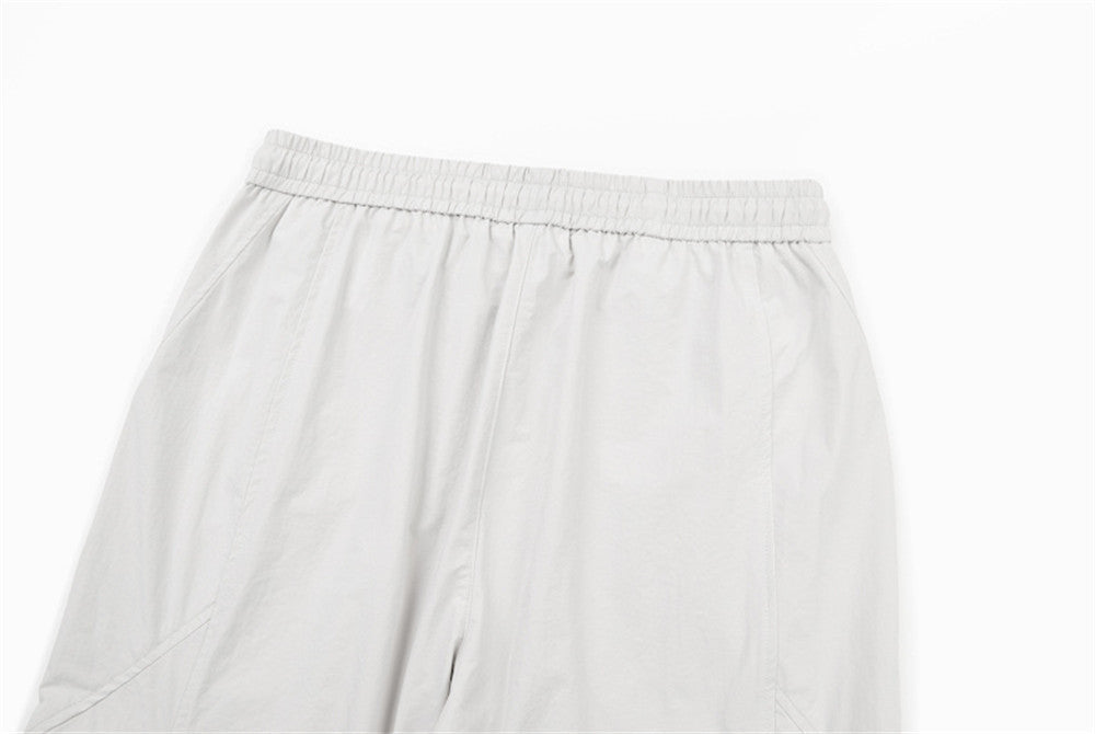 DAXUEN Light grey relaxed wide-leg pants