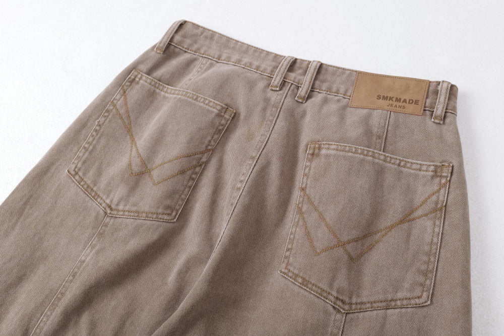 DAXUEN High-waisted wide-leg balloon pants in solid colors