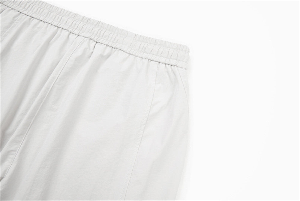DAXUEN Light grey relaxed wide-leg pants