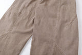 DAXUEN High-waisted wide-leg balloon pants in solid colors