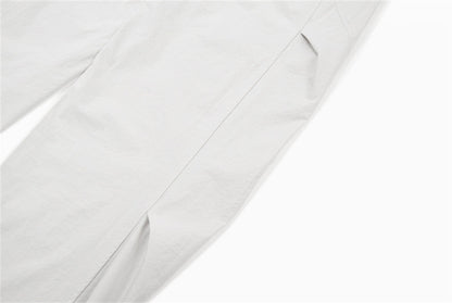 DAXUEN Light grey relaxed wide-leg pants