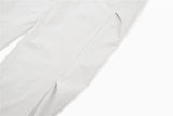 DAXUEN Light grey relaxed wide-leg pants