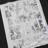 DAXUEN Oversized short-sleeved t-shirt with grunge print