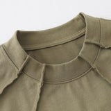 DAXUEN Short-sleeve oversized mock neck t-shirt