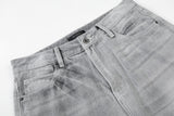 DAXUEN Wide-leg jeans in light washed grey denim