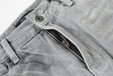 DAXUEN Wide-leg jeans in light washed grey denim
