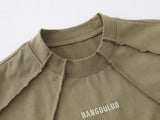 DAXUEN Short-sleeve oversized mock neck t-shirt