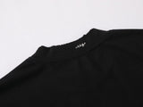 DAXUEN Oversized short-sleeve t-shirt with raw edges