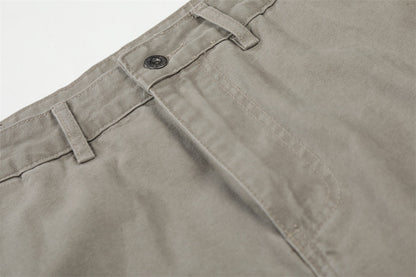 DAXUEN Wide-leg trousers in light khaki color