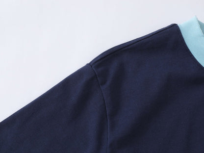DAXUEN Relaxed-fit crew-neck t-shirt with bold text