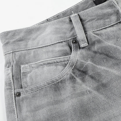 DAXUEN Wide-leg jeans in light washed grey denim