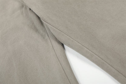 DAXUEN Wide-leg trousers in light khaki color