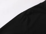 DAXUEN Oversized short-sleeve t-shirt with raw edges