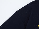 DAXUEN Flecked fabric t-shirt with embroidered graphic