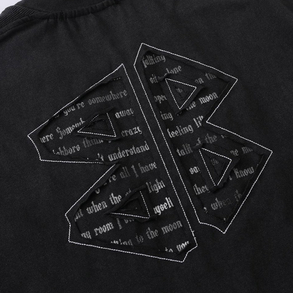 DAXUEN Oversized short-sleeved t-shirt with geometric graphic