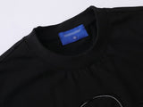 DAXUEN Oversized short-sleeve T-shirt with graphic and embroidery