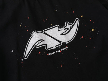 DAXUEN Abstract graphic paint splash short-sleeved T-shirt