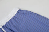 DAXUEN Relaxed wide-leg striped pants