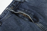 DAXUEN Gradient wide-leg denim jeans with multi-panel construction