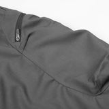 DAXUEN Wide-leg loose-fit cargo pants in dark grey and black