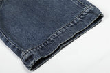 DAXUEN Gradient wide-leg denim jeans with multi-panel construction