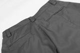DAXUEN Wide-leg loose-fit cargo pants in dark grey and black