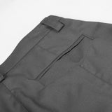 DAXUEN Wide-leg loose-fit cargo pants in dark grey and black