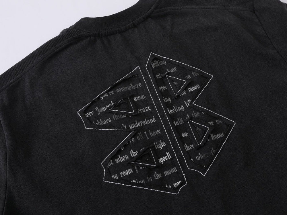 DAXUEN Oversized short-sleeved t-shirt with geometric graphic